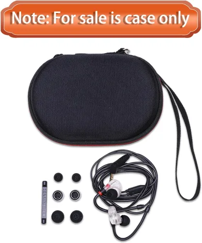 Vista 8 de LTGEM - Funda para auriculares inalámbricos Beats Flex, compatible con auriculares intrauditivos con cable JBL Endurance Run 2, solo funda