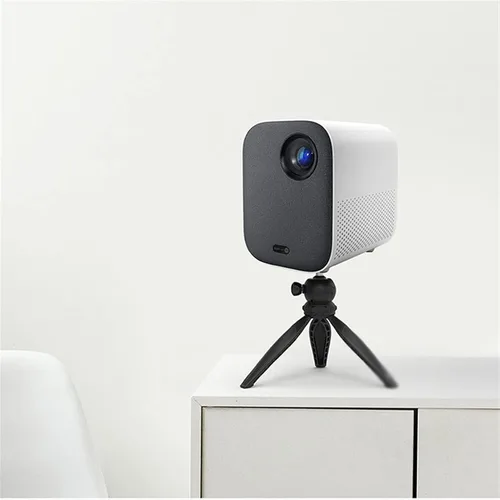Vista 5 de HIHELO Trípode para proyector de proyector, soporte de escritorio triangular vertical PTZ, estante de proyector micro universal, soporte de DJ negro