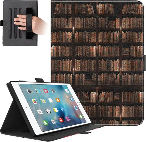 Vista 45 de Dteck Funda para iPad mini 5/4/3/2/1, elegante y ligera de cuero sintético tipo folio con cartera, funda inteligente