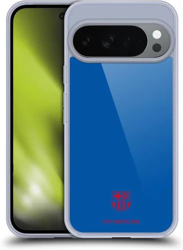 Vista 31 de Head Case Designs Funda de gel con licencia oficial del FC Barcelona Barca Crest Patterns [protección de grado militar] compatible con Google Pixel 3