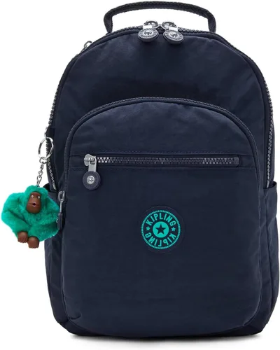 Vista 95 de Mochila Kipling Seoul extra grande para laptop de 17", Grande True Blue Tonal 2