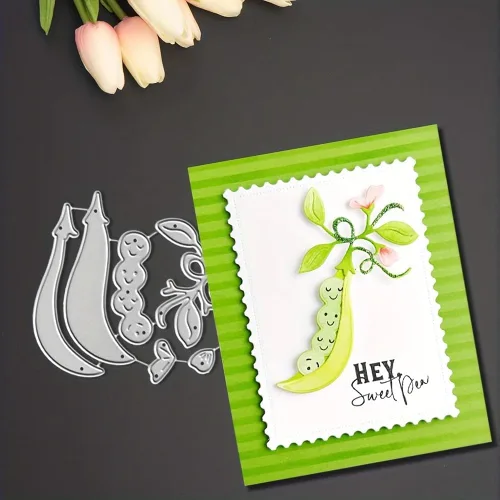 Vista 8 de Lapoo Troquel de corte de flores para álbumes de recortes, plantillas de corte duraderas para álbumes de recortes, álbum de fotos, tarjetas de papel