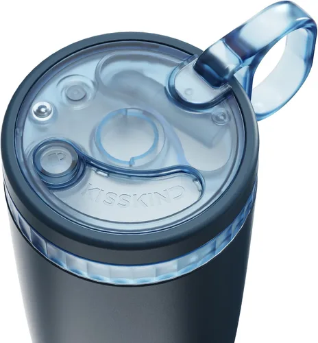 Vista 4 de KISSKIND Leakproof Iced Coffee Tumbler 20 oz, Insulated Ceramic Lined Cup Iced Coffee All Day, Leakproof, Ceramic-Lined Interior, Bag-Safe