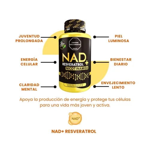 Vista 2 de NAD+ RESVERATROL X100UND BEAUTYFIT