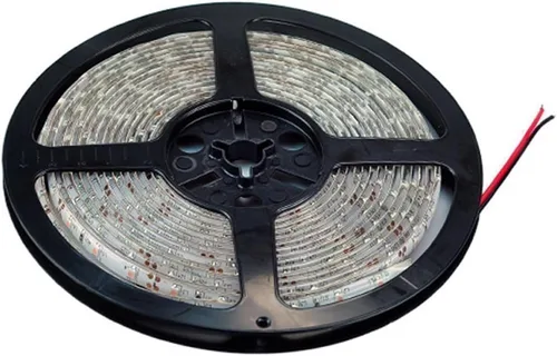 Vista 2 de T93007 - Tira de luz LED flexible impermeable, 300 LED, 3528 SMD, blanco puro, 16.4 pies / 5M