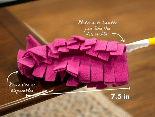 Vista 5 de Xanitize Recambios de forro polar para plumero de mano Swiffer, reutilizable, plumero seco, paquete de 5 unidades, arcoíris (joya)