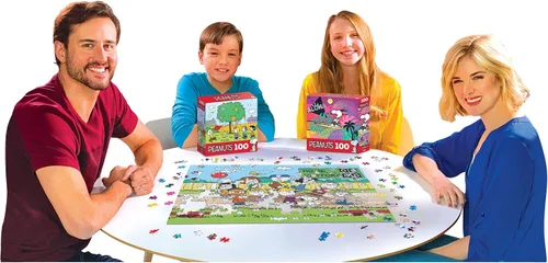 Vista 6 de RoseArt - Peanuts - 100 Piece Jigsaw Puzzle for Kids and Adults
