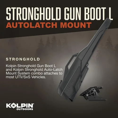 Vista 2 de Kolpin Stronghold® Gun Boot® L con soporte Autolatch, negro