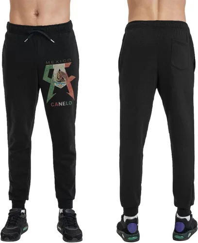 Vista 5 de Pantalones deportivos para hombre, pantalones deportivos para gimnasio, pantalones casuales, pantalones largos, color negro