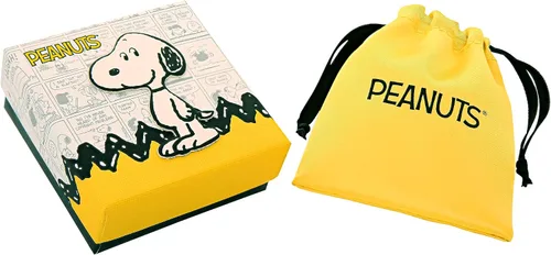 Vista 5 de Peanuts Pulsera con dije de Snoopy y sus amigos para mujer, licencia oficial, pulsera chapada en plata, regalos de Snoopy, Latón, Sin gemas.