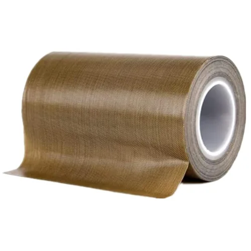 Vista 20 de Cinta de teflón, cinta de 1/2 pulgada x 10 metros x 0.18mm de baja fricción, cinta adhesiva resistente a altas temperaturas, resistente a la Marrón