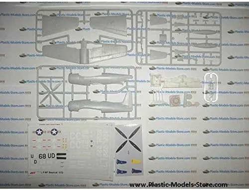 Vista 2 de ART MODEL Modelo de plástico que construye avión avión Grumman F8F-2 Bearcat US Naval Fighter 1/72 7201