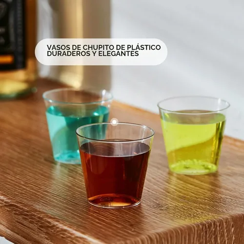 Vista 4 de JOLLY PARTY - Vasos desechables de plástico de 2 onzas, 500 vasos de degustación