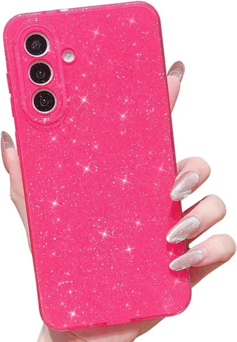 Vista 38 de MINSCOSE Funda compatible con Samsung Galaxy A14 5G, bonita funda delgada con purpurina fina, a prueba de golpes, de TPU para mujeres y niñas