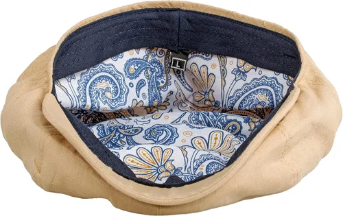 Vista 5 de HATSQUARE Gorra clásica de lino plano unisex