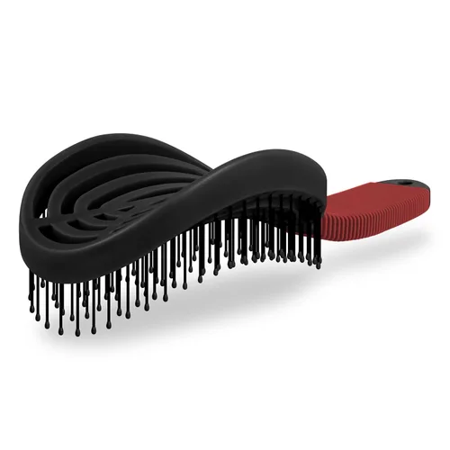 Vista 18 de NuWay® DoubleC PRO® - Cepillo patentado para el cuidado del cuero cabelludo, diseño de doble curva para masaje del cuero cabelludo