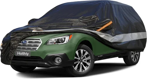 Vista 27 de Funda para automóvil SUV de ajuste personalizado para BMW X1/iX1 2009-2025, 100% impermeable, transpirable, para exteriores, protección contra