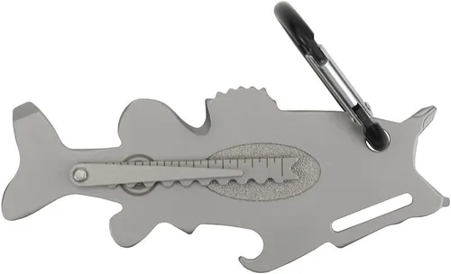 Vista 29 de UST Tool-a-Long - Mosquetones multiherramienta con construcción duradera y compacta de acero inoxidable para senderismo, kayak, campamento, viajes