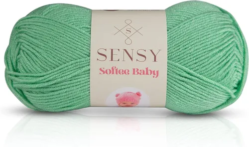 Vista 21 de Sensy Softee Hilo para Bebé, 3.5 oz, 275 yardas, Gauge 3 Light (Almendra)