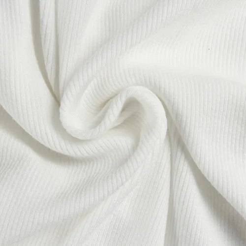 Vista 5 de PALINDA Camisas de manga larga ajustadas con cuello alto acanalado para mujer