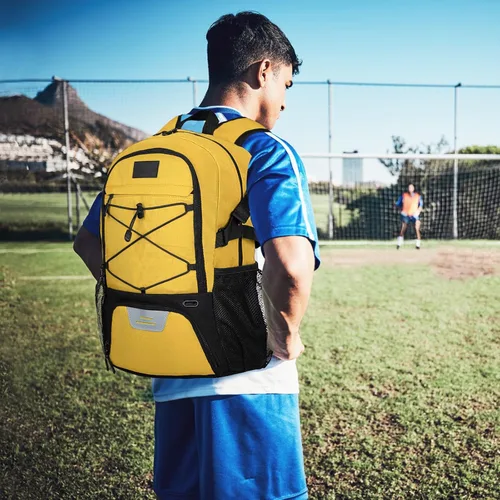 Vista 19 de Goloni Mochila de fútbol,Mochila de baloncesto con compartimento para pelotas y compartimento para zapatos,Mochila para baloncesto,Fútbol