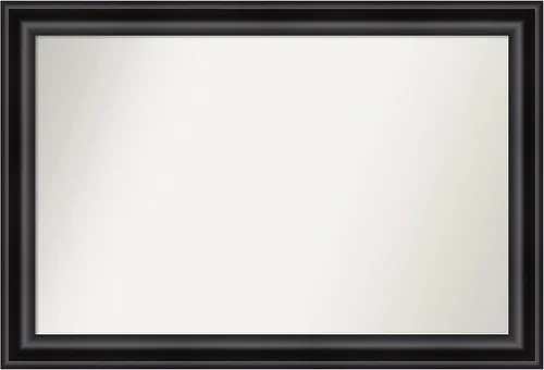 Vista 501 de Amanti Art Espejo personalizado, espejo de baño negro puente, espejo de pared o espejo de tocador de baño sobre el fregadero (26 x 26 pulgadas)