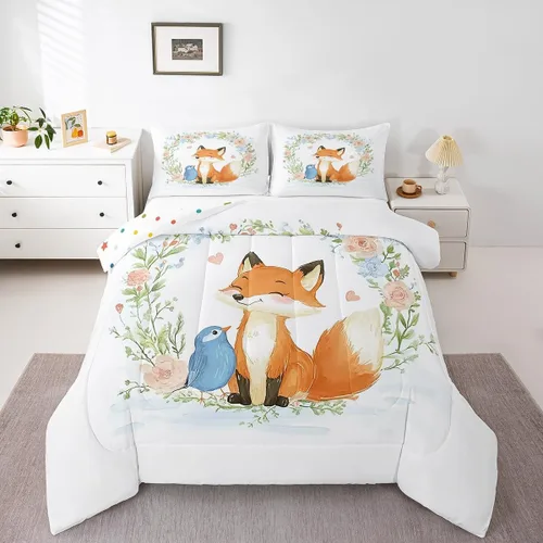 Vista 14 de Juego de ropa de cama rústica de granja color verde azulado con puerta de granero de madera, edredón de plumas tamaño Queen, decoración occidental