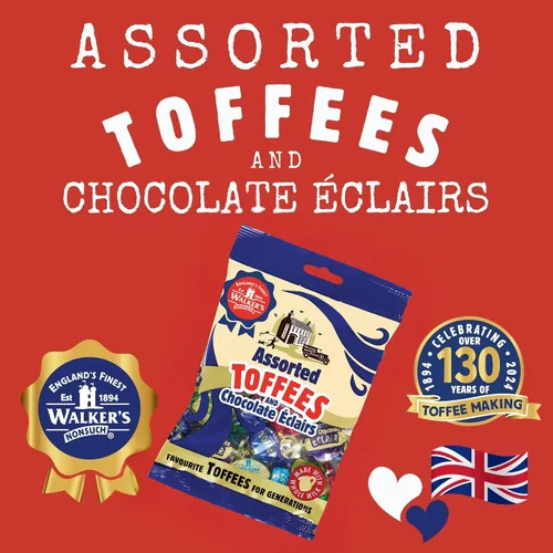 Vista 3 de Walkers Surtido Nonsuch Toffee/Eclair 5.29 oz