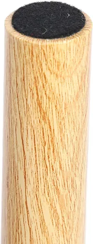 Vista 6 de Mesa de centro pequeña, mesa de té moderna de mediados de siglo para sala de estar, mesa de centro de exhibición minimalista, mesa de madera ovalada