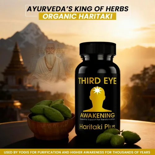 Vista 11 de Third Eye Awakening Organic Haritaki Capsules, 650 mg, 100 cápsulas
