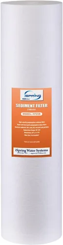Vista 13 de iSpring F2WGB22B Juego de repuesto de filtro de agua de 2 etapas de 4.5 x 20 pulgadas para toda la casa con cartuchos de bloque de sedimentos