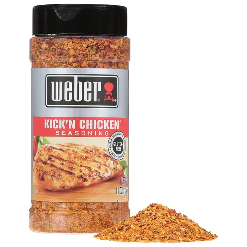 Vista 2 de Weber Condimento Kick'n Chicken para pollo, 11 onzas