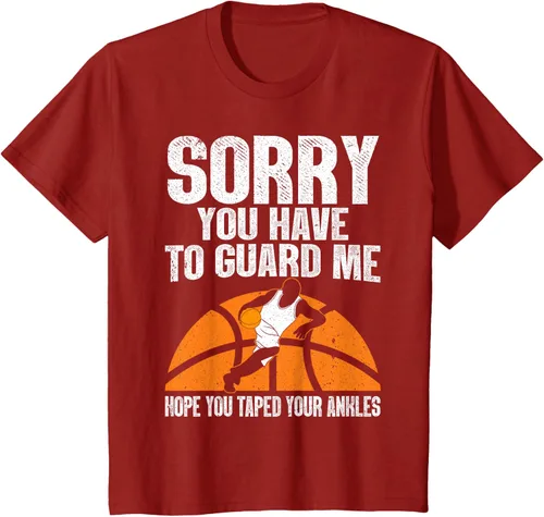 Vista 51 de Camiseta divertida de baloncesto para hombres y mujeres, Negro