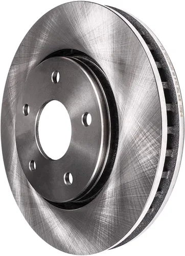Vista 213 de Detroit Axle - Rotores de freno delantero para 04-13 Mazda 3 Rotores de frenos de disco 06-15 Mazda 5 Reemplazo: Rotor regular delantero de 11.81