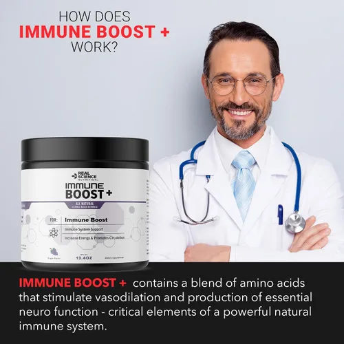 Vista 5 de Immune Boost Plus Fórmula de inmunidad natural, mejora la salud y el bienestar del sistema inmunológico, más potente que la baya del saúco