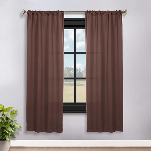 Vista 188 de Superior Cortinas Opacas, Oscurecimiento de Habitación, Dormitorio, Cortinas, Cocina, Acentos de Ventana de Sala de Estar, Bloqueo Solar, Térmico