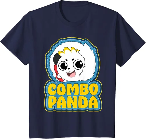Vista 89 de Ryan's World Arctic Adventures Combo Panda Camiseta, Azul / Patchwork, S Azul Marino