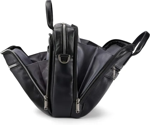 Vista 5 de Samsonite Maletín Toploader de cuero clásico unisex para adultos