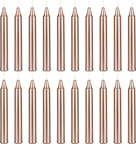 Vista 10 de Mega Candles Mini vela de hechizo con carillón cónico, 20 unidades, 4 x 1/2 Surtido