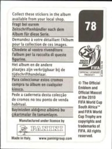 Vista 2 de 2010 Panini FIFA World Cup Stickers #78 Cristian Rodriguez Uruguay Official Soccer Album Sticker (2 inch X 1.5 Inch) in Raw Condition (NM or Better)