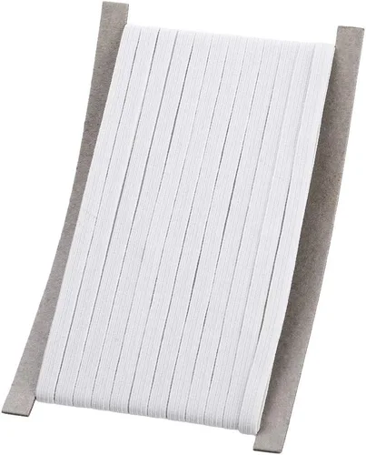Vista 8 de Airisoer Banda elástica de 1/2 pulgada para costura, bandas elásticas de alta elasticidad de 12 yardas para cinturas, pantalones, ropa y Negro