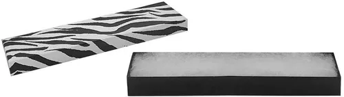 Vista 3 de DBM ImpORTS - Cajas de regalo 80 x 20 x 10in 100 unidades diseño de cebra
