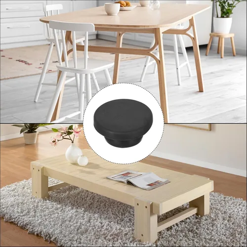 Vista 6 de MECCANIXITY - Tapones de silicona en forma de T (26mm, 1 pulgada de diámetro), color negro