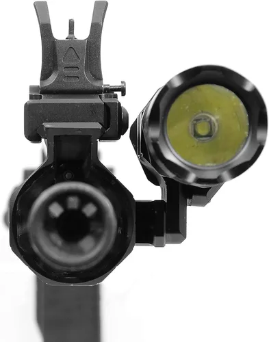 Vista 4 de Leapers RG-FL27KC Inc., UTG Offset - Soporte de anillo para linterna, Keymod, negro mate