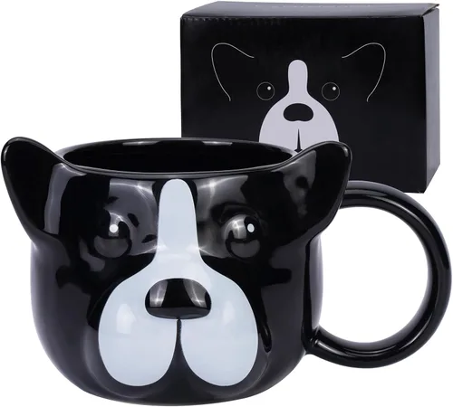 Vista 17 de Taza de Oso de 14 oz Taza de Café de Cerámica Taza de Té de Porcelana 3D para Mujeres y Hombres - Regalos de Oso Kawaii para Navidad, Inauguración