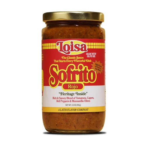 Vista 10 de Loisa Sofrito - Salsa de cocina, sin OGM, sin MSG, sin conservantes, sin colorantes artificiales, sin sabores artificiales, vegano, sabor latino