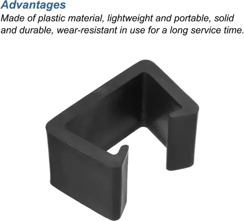 Vista 5 de PATIKIL Clips para muebles de patio, paquete de 8 abrazaderas de mimbre para muebles de ratán, sujetadores de silla de conexión fija para jardín al