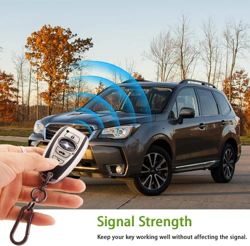 Vista 3 de EKALA Funda para llavero Subaru con llavero compatible con Crosstrek/Forester/Outback 2024 para Subaru Impreza WRX STI BRZ Crosstrek Ascent Legacy 4