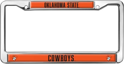 Vista 158 de Texas A&M University - Texarkana Mascot - Marco de metal estándar para placa de matrícula de tamaño completo