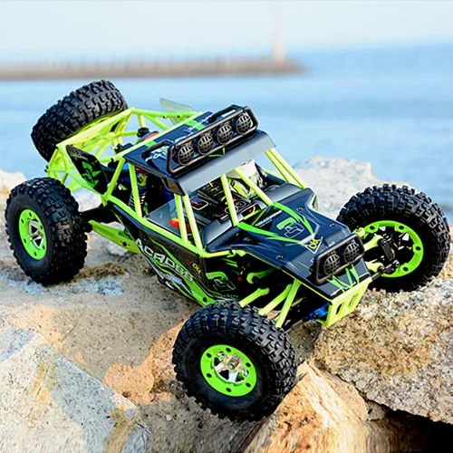 Vista 6 de WLtoys Coches RC escala 1/12 2.4G 4WD de alta velocidad eléctrico todo terreno todoterreno Rock Crawler escalada Buggy RTR para niños y adultos